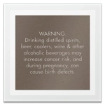 Alcohol Warning Sign - California Code