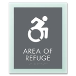 Area of Refuge Sign - Dynamic ISA Symbol