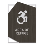 Area of Refuge Sign - Dynamic ISA Symbol