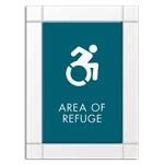 Area of Refuge Sign - Dynamic ISA Symbol