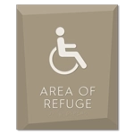 Area of Refuge Sign - ISA Symbol