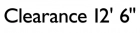 Clearance Letters w/Height Indicator