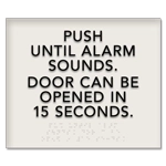 Delayed Egress Push/Pull Sign - CA Code