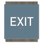 "Exit" Egress Sign - CA Compliant