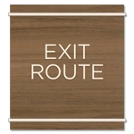 "Exit Route" Egress Sign - CA Compliant