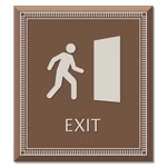 Exit Sign w/ Symbol
