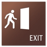 Exit Sign w/ Symbol