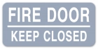 Fire Door - Keep Closed Label - 4 Pack