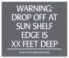 Florida Sun Shelf Warning Sign