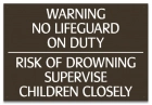 Georgia No Lifeguard On Duty Sign