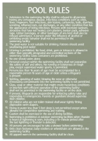 Illinois Pool Rules Sign