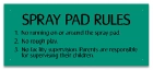 Iowa Spray Pad Rules