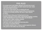 Maine Pool Rules Sign