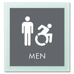 Men Sign w/Male & Dynamic ISA Symbols