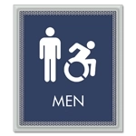 Men Sign w/Male & Dynamic ISA Symbols