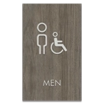 Men Sign w/Male & ISA Symbols