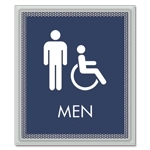 Men Sign w/Male & ISA Symbols