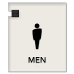 Men Sign w/ Male Symbol
