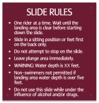 Montana Slide Rules Sign