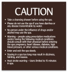 Montana Spa Rules Sign