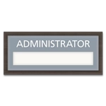 Nameplate Sign w/ Title