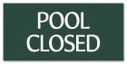 North Carolina Pool Closed Sign