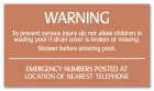 North Carolina Wading Pool Rules Sign