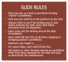 Ohio Slide Rules Sign