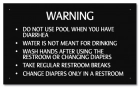 Ohio Spray Pad Rules Sign