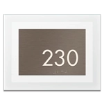 Room Number Sign - Horizontal