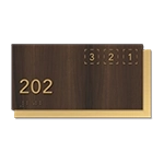 Room Number Sign w/ Symbols