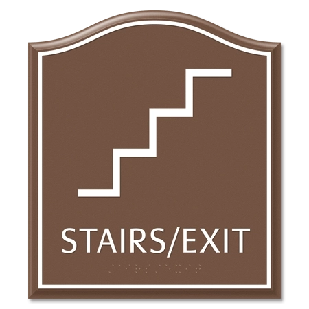 Stairs / Exit Sign w/Symbol
