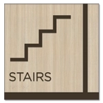 Stairs Sign w/Symbol