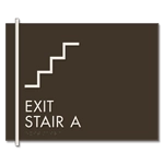 Stairway Exit Sign - DC Compliant