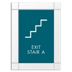 Stairway Exit Sign - DC Compliant