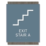 Stairway Exit Sign - DC Compliant