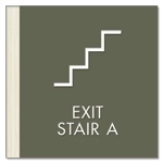 Stairway Exit Sign - DC Compliant