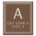 Stairway ID Sign - NYC Compliant