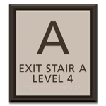 Stairway ID Sign - NYC Compliant