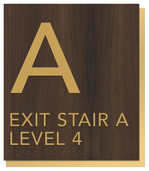 Stairway ID Sign - NYC Compliant
