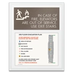 Standard Elevator Evacuation Plans - CA Compliant