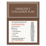 Standard Entrance Evacuation Plans - CA Compliant