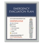 Standard Entrance Evacuation Plans - CA Compliant