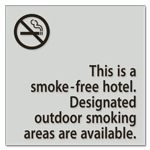This is a smoke-free hotel...