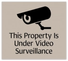 Video Surveillance Sign - Acrylic