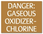 Virginia Danger Gaseous Chlorine Sign