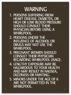 Wisconsin Spa Rules Sign