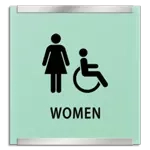 Women Sign w/Female & ISA Symbols