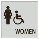 Women Sign w/Female & ISA Symbols