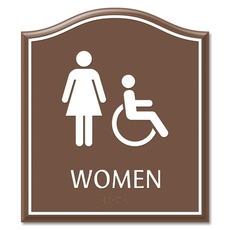 Women Sign w/Female & ISA Symbols